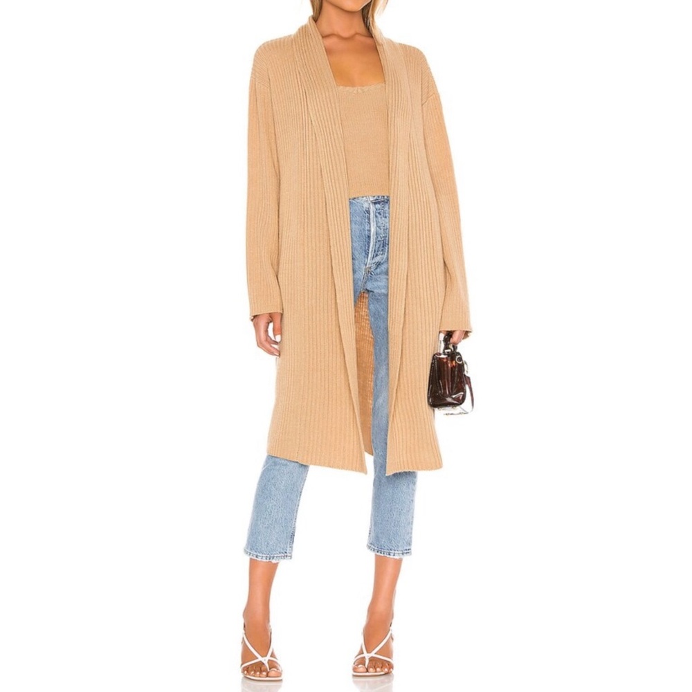 Song of Style “Pawnie” Cardigan in Camel